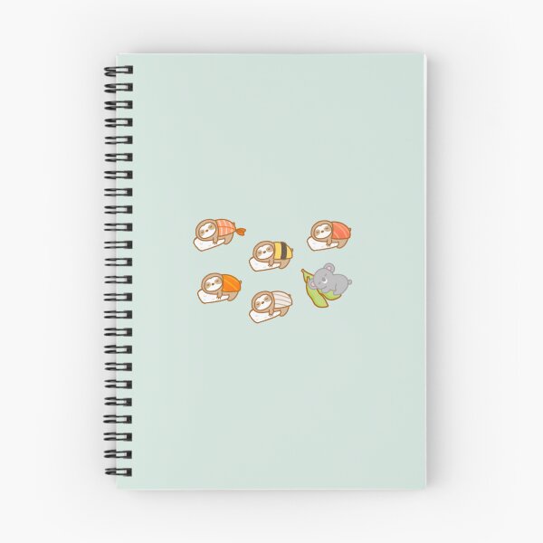 Item preview, Cute Sloth Koala Sushi Lovers  designed and sold by theslothinme.