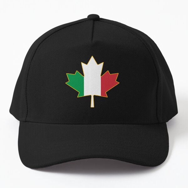 Aperçu de l'œuvre Canadien italien - Feuille d'érable du Canada Drapeau italien Fierté italienne canadienne créée et vendue par T-shirt For You.