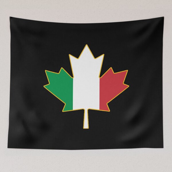 Artikelvorschau, Italienischer Kanadier - Kanada-Ahornblatt-Italien-Flagge Italienisch-kanadischer Stolz entworfen und verkauft von T-shirt For You.