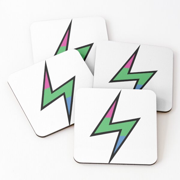 Item preview, Poly Lightning Bolt  designed and sold by AshTheWaterGhoul.