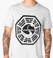 Dharma Initiative - The Swan Station Logo (Lost TV Show) Men's Premium T-Shirt