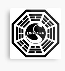 Dharma Initiative - The Swan Station Logo (Verlorene Fernsehshow) Metallbild