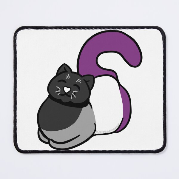 Item preview, Asexual Pride Flag Cat designed and sold by KaiMacTrash.