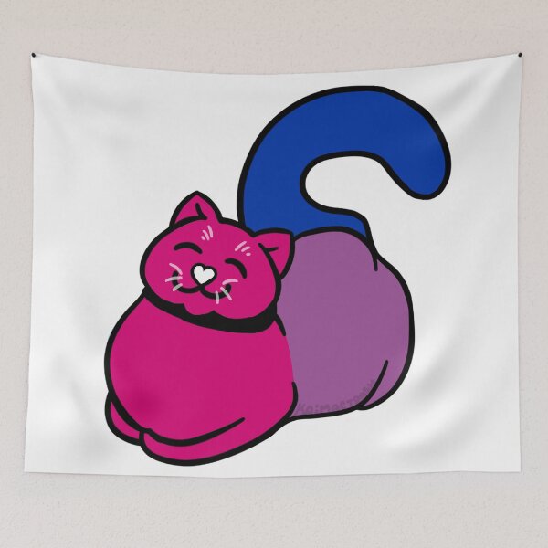 Item preview, Bisexual Pride Flag Cat designed and sold by KaiMacTrash.