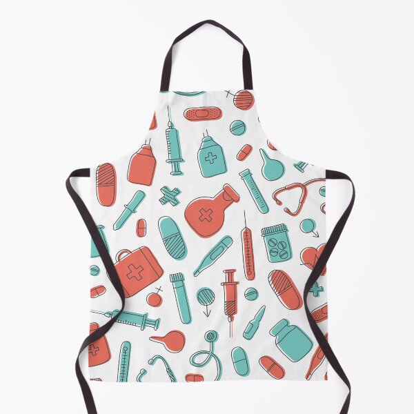 Item preview, Cute Medical Nurse Doctor Theme Seamless Pattern designed and sold by silviaol.