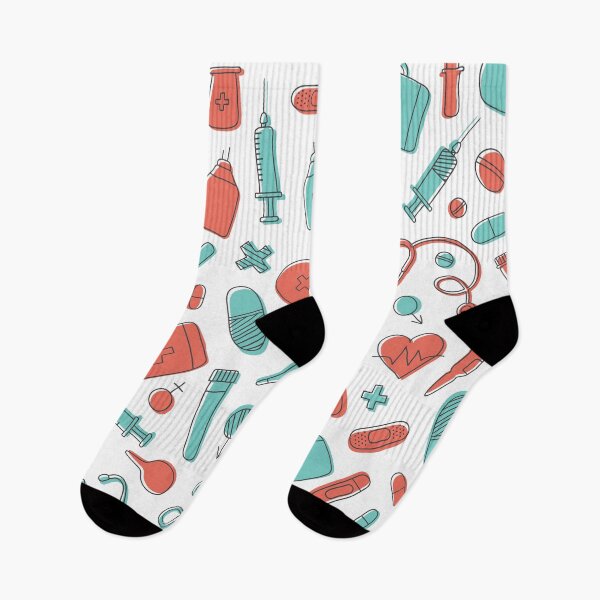 Item preview, Cute Medical Nurse Doctor Theme Seamless Pattern designed and sold by silviaol.