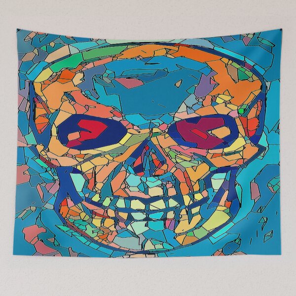Item preview, skull colorful designed and sold by ReachNoble.