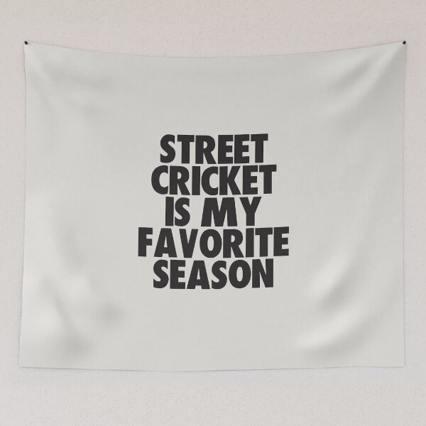 Aperçu de l'œuvre Le cricket de rue est ma saison préférée - Cadeau pour les fans de cricket de rue créée et vendue par kindxinn.
