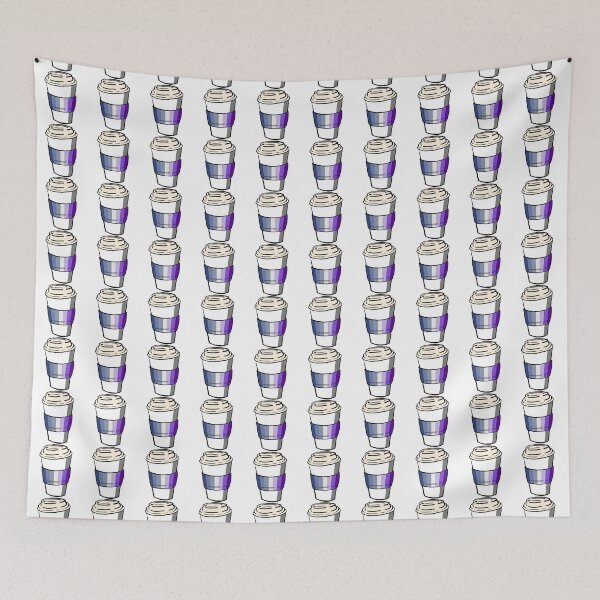 Item preview, Butch Lesbian Pride Coffee Cup Doodle designed and sold by CJ Vanderbeek.