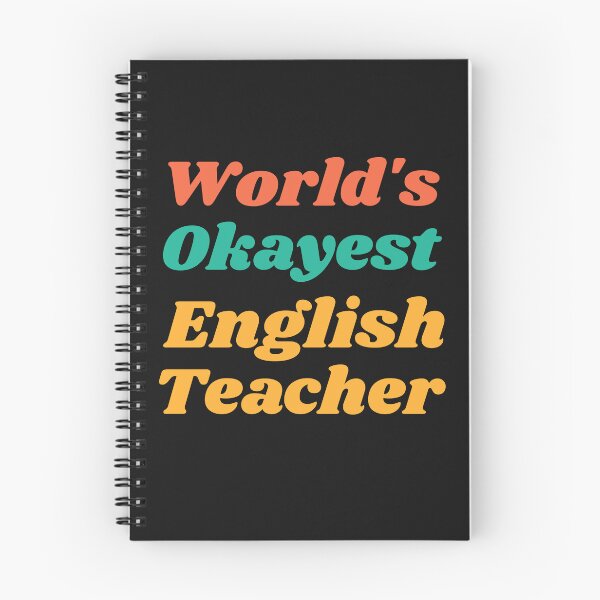 Item preview, World's Okayest English Teacher  designed and sold by MildlyAmused.