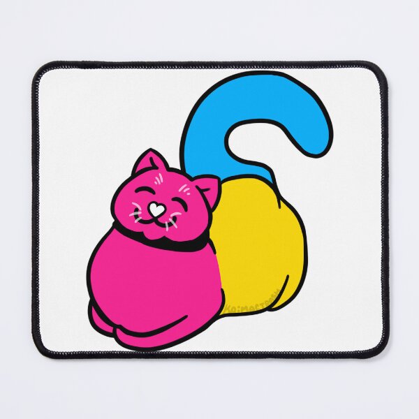 Item preview, Pansexual Pride Flag Cat designed and sold by KaiMacTrash.