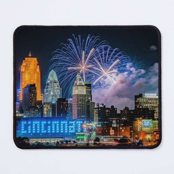 Item preview, 2019 WEBN Fireworks Cincinnati Ohio Skyline Photograph designed and sold by DaveFilm.