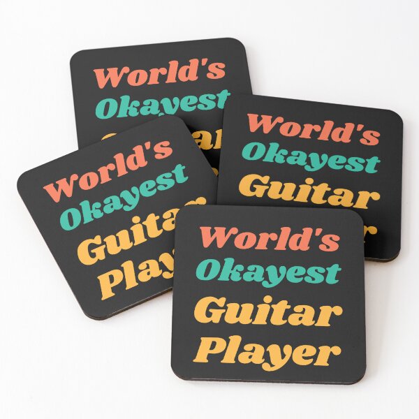 Item preview, World's Okayest Guitar Player designed and sold by MildlyAmused.