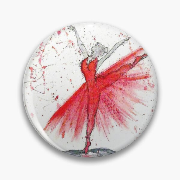 Aperçu de l'œuvre Ballerine rouge créée et vendue par spyns.