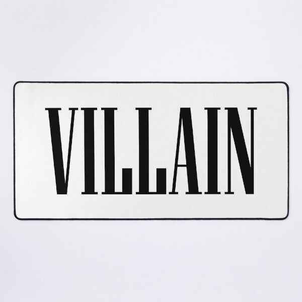 Lightning Bolt Graphic Superhero/Super Villain Red Black & White standard  Costume Logo