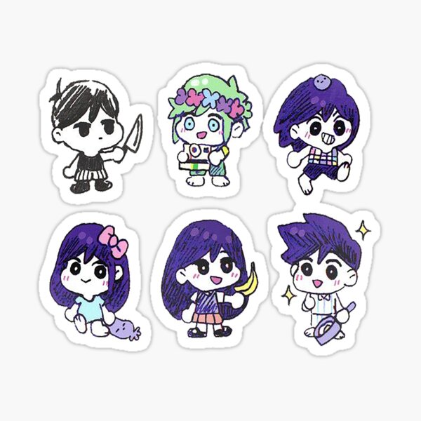 Download Omori Pfp With Stickers Wallpaper