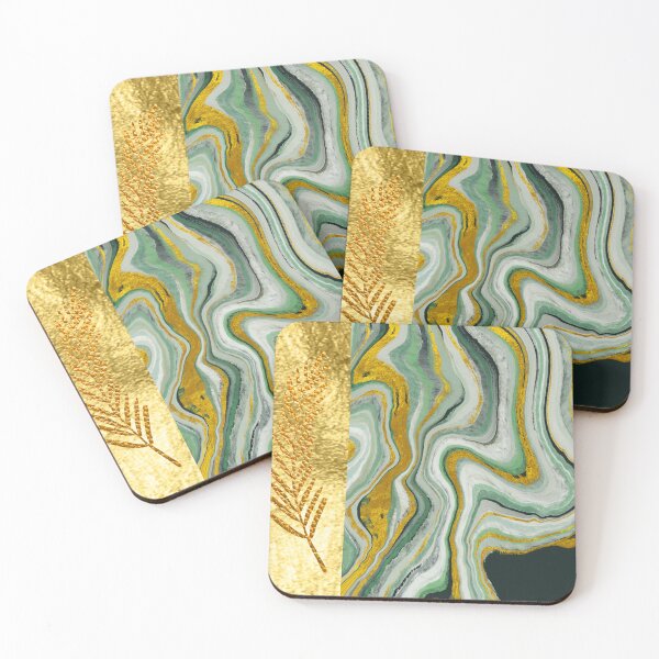 Item preview, Hunter Green Geode designed and sold by lifeinspired4u.
