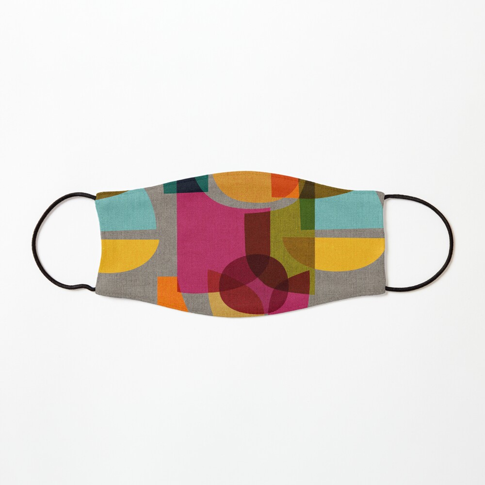 Mid Century Kaleidoscope Mask