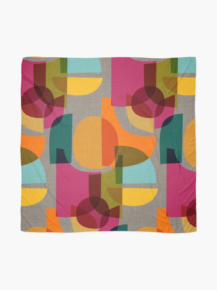 Alternate view of Mid Century Kaleidoscope Scarf