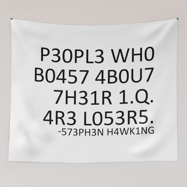 Item preview, People who boast about... (Stephen Hawking) designed and sold by medulla9324.
