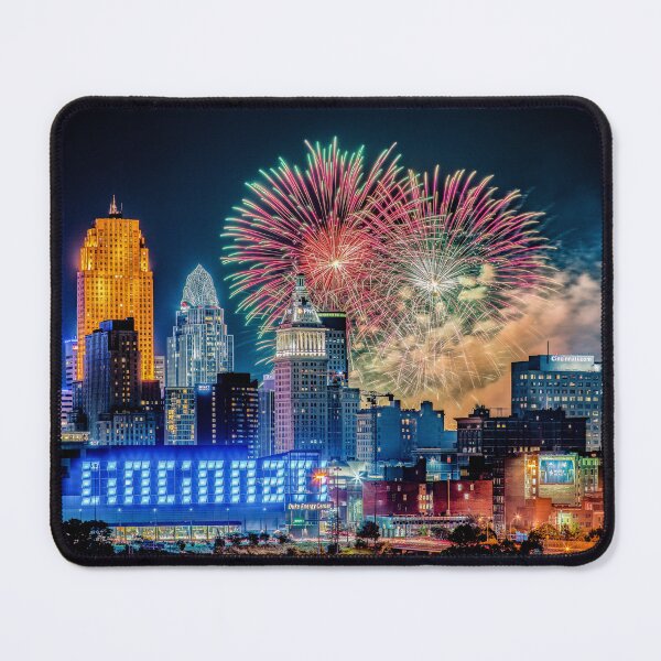 Item preview, 2019 WEBN Fireworks Cincinnati Ohio Skyline Photograph designed and sold by DaveFilm.