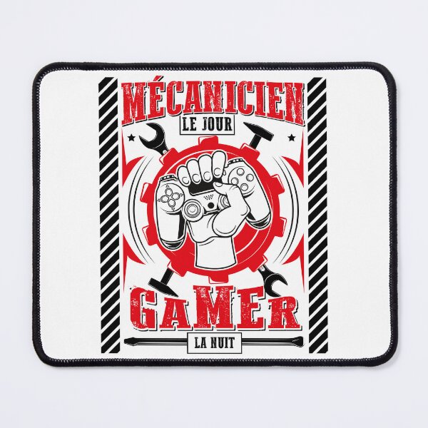 Item preview, mechanic by day, gamer by night gift designed and sold by lapolonaise.
