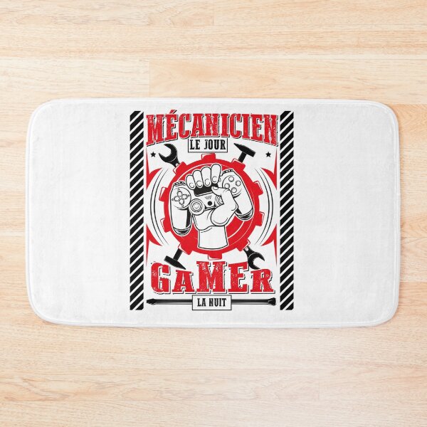 Item preview, mechanic by day, gamer by night gift designed and sold by lapolonaise.
