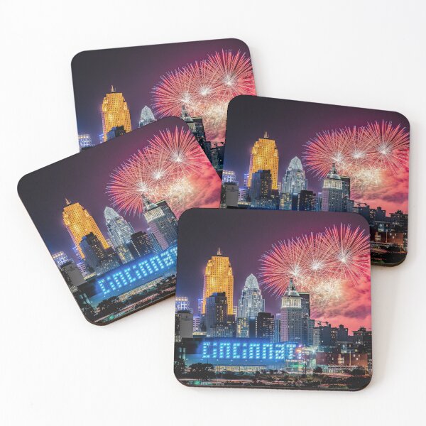Item preview, 2019 WEBN Fireworks Cincinnati Skyline Photograph designed and sold by DaveFilm.