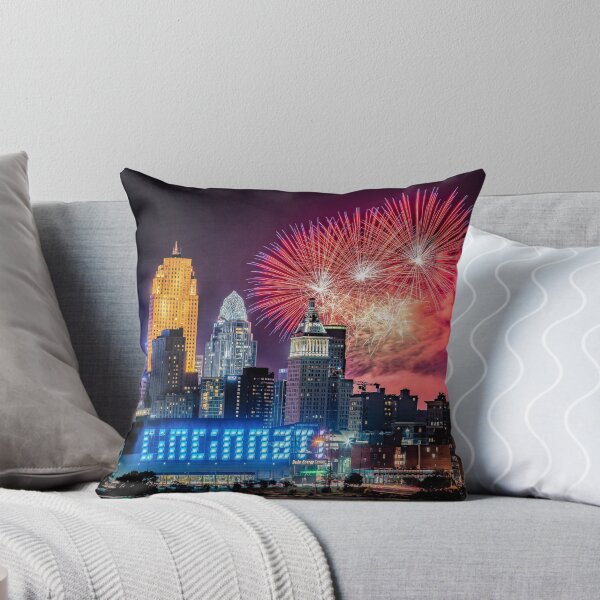 Item preview, 2019 WEBN Fireworks Cincinnati Skyline Photograph designed and sold by DaveFilm.