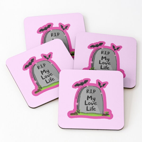 R.I.P. My Love Life Coasters (Set of 4)