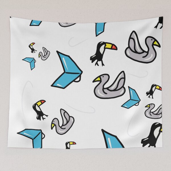 Item preview, hang gliding birds designed and sold by psychedelic-Rio.