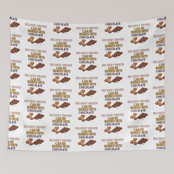 Item preview, Delivery Driver Can Be Bribed With Chocolate | Funny Driver Appreciation designed and sold by deliverylife.