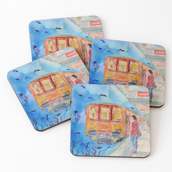 Item preview, Underwater Trainstation designed and sold by Sebastian Grafmann.