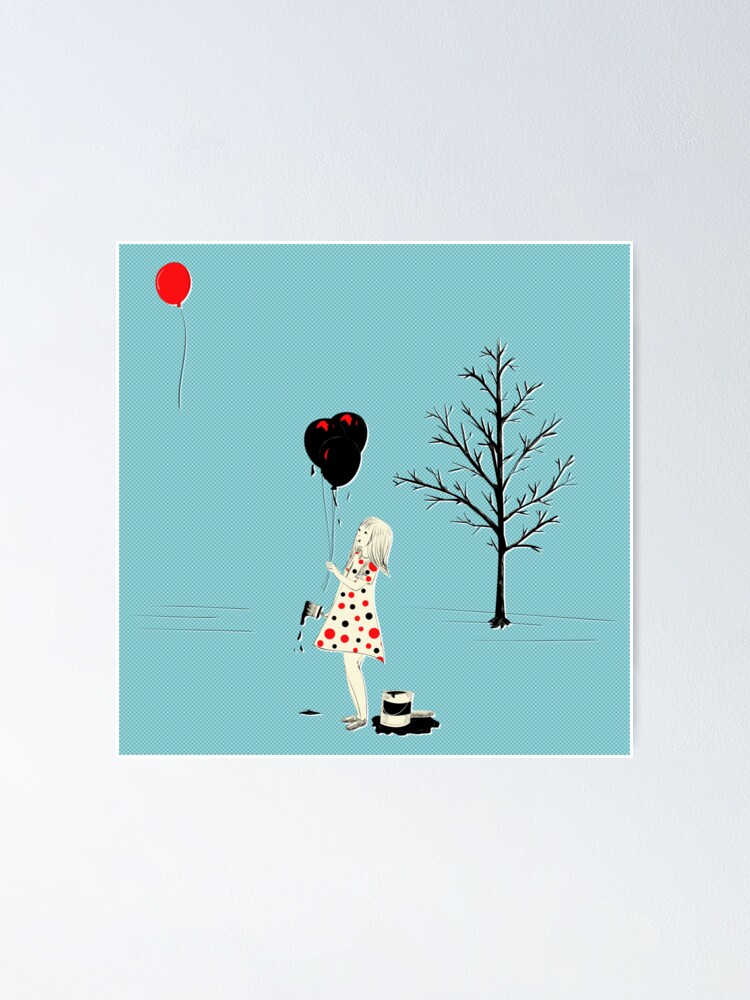 "Paint it black" Poster by Retroversity Redbubble