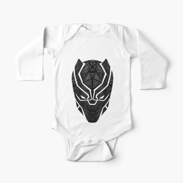 Geometrische Prismenmaske Baby Body Langarm