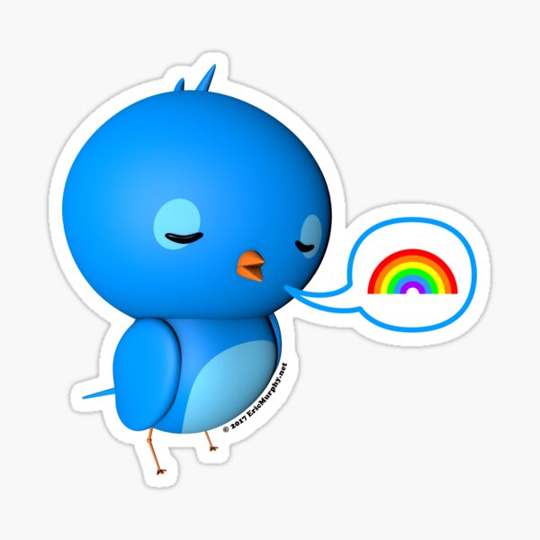 B.B. Bottoms - rainbow! Sticker
