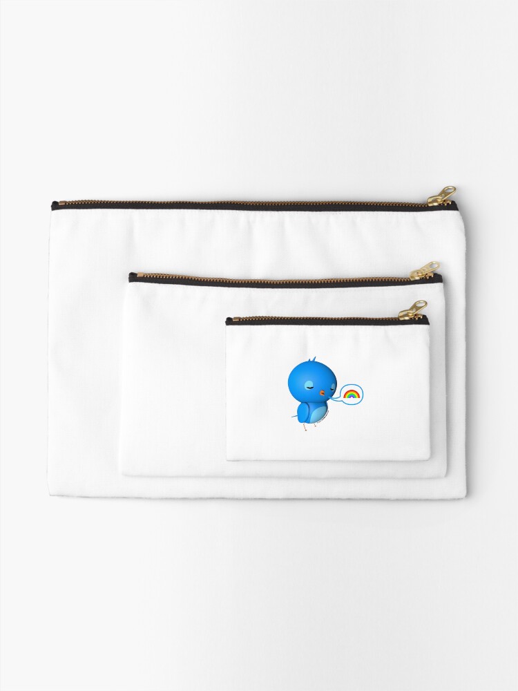 Alternate view of B.B. Bottoms - rainbow! Zipper Pouch