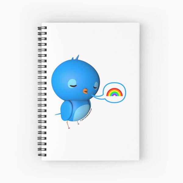 B.B. Bottoms - rainbow! Spiral Notebook