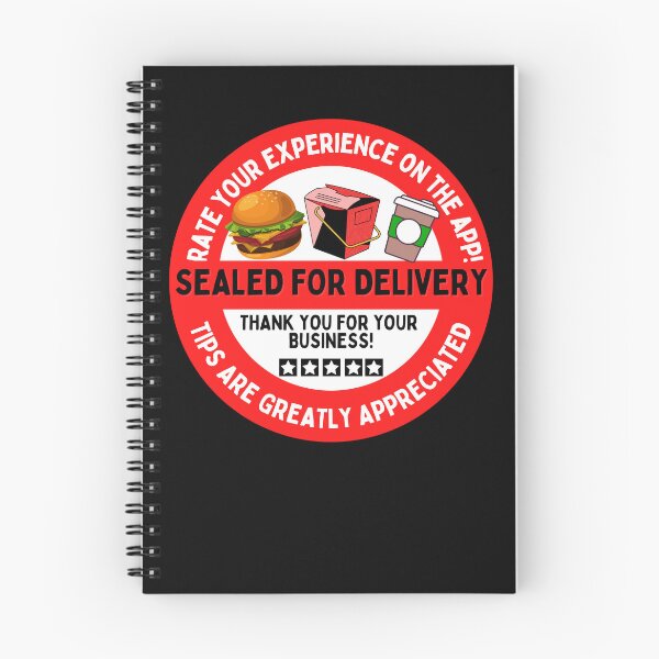 Item preview, Sealed For Delivery | Food Safety Sticker designed and sold by deliverylife.