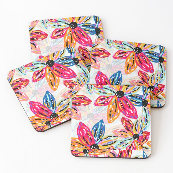 Item preview, Vivid floral pattern designed and sold by Nora Gad.