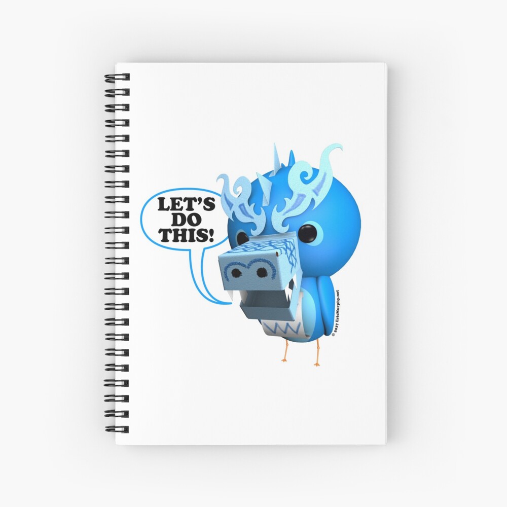 B.B. Dragons - Let's Do This! Spiral Notebook