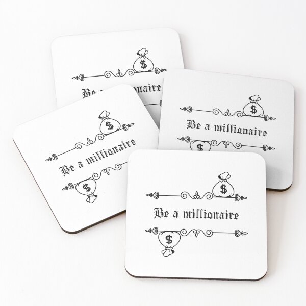 Item preview, BE A MILLIONAIRE, bitcoin, billionaire, cash, money designed and sold by Haitam771.