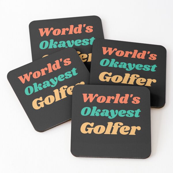 Item preview, World's Okayest Golfer designed and sold by MildlyAmused.