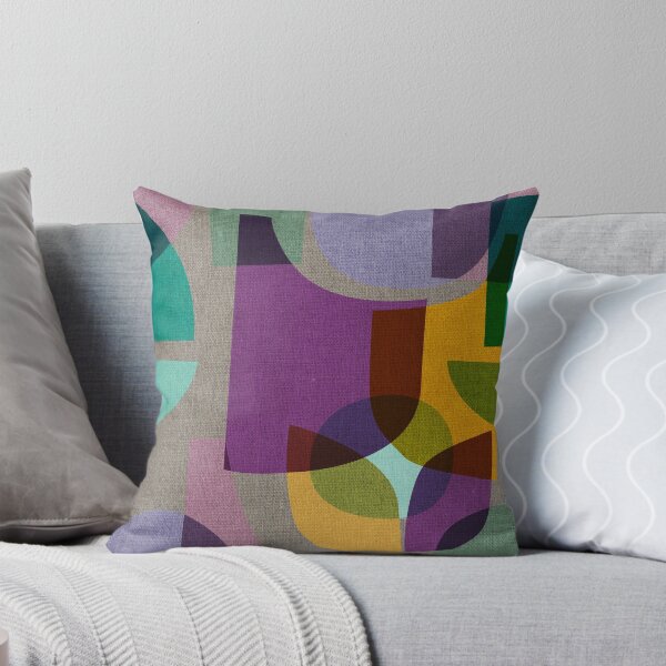 Item preview, Mid Century Kaleidoscope Symphony Purple designed and sold by Cecilia Mok.