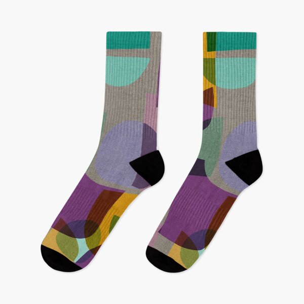Item preview, Mid Century Kaleidoscope Symphony Purple designed and sold by Cecilia Mok.