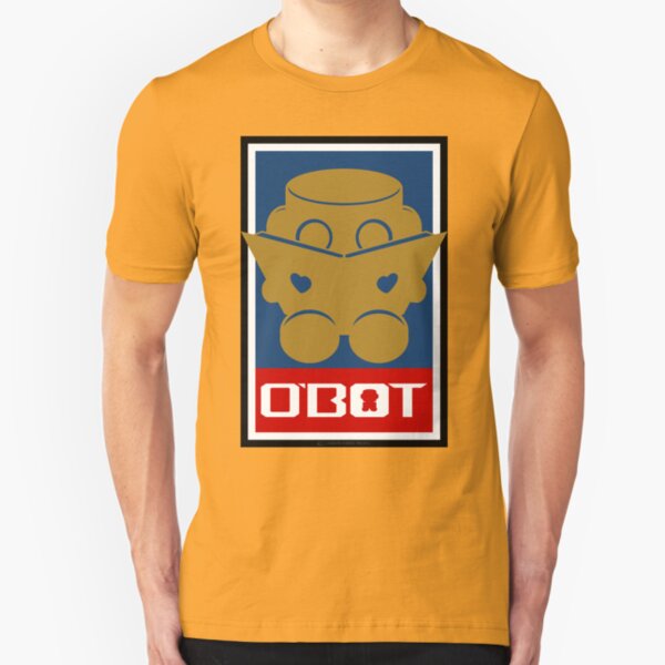 O'BOT: Love a Book (Gold) 2.0 Slim Fit T-Shirt