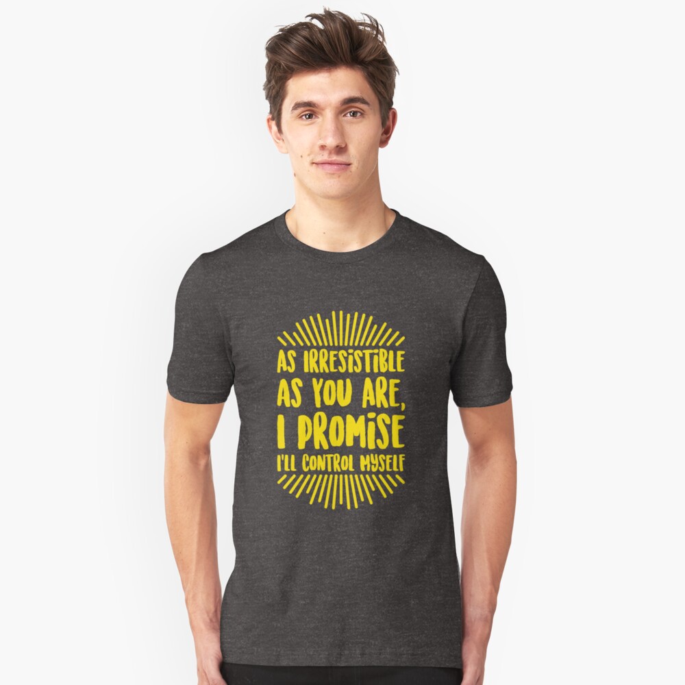 EMO the Musical - Promise... Yellow Slim Fit T-Shirt