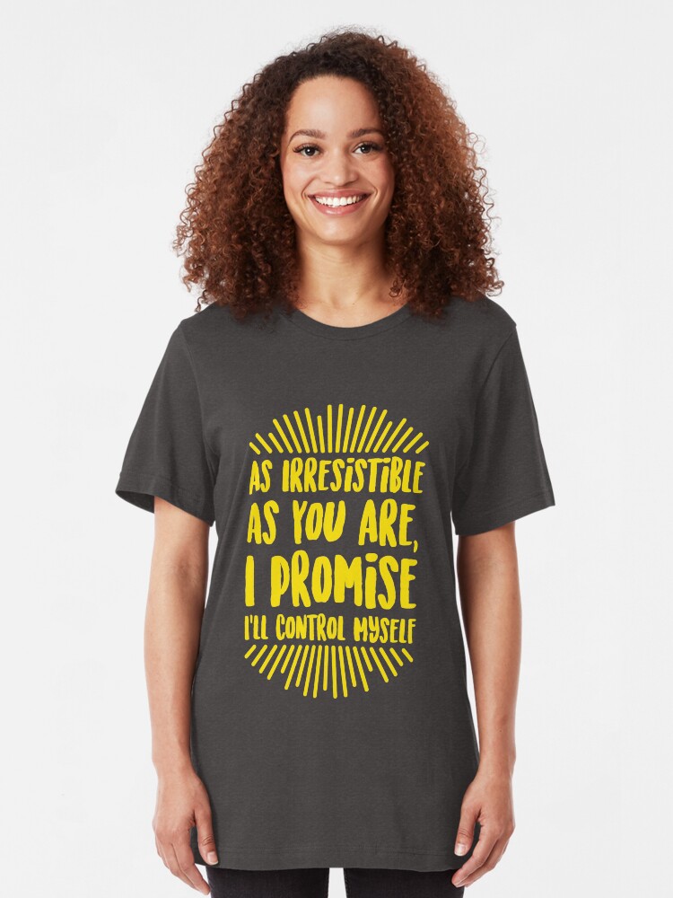 Alternate view of EMO the Musical - Promise... Yellow Slim Fit T-Shirt