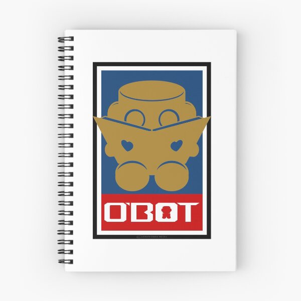 Item preview, O'BOT: Love a Book (Gold) 2.0 designed and sold by Carbon-Fibre Media.
