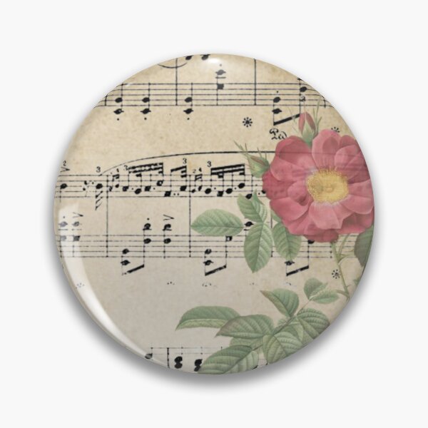 Item preview, Antique Floral, Bird Sheet Music Design, Music Lovers designed and sold by Jaydee001.